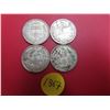 Image 1 : Lot of 4 1893 1 korona coins