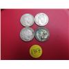Image 2 : Lot of 4 1893 1 korona coins