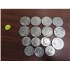 Image 1 : Lot of american large 1 dollar and half dollar coins