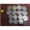 Image 2 : Lot of american large 1 dollar and half dollar coins