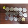 Image 1 : lot of large canadian dollar coins, some confederation constitution coins