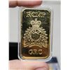 Image 5 : Bradford Exchange - "RCMP" 6 gold plated ingot medallions - Layered in 18K gold plating