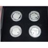 Image 3 : Bradford Exchange - "Prehistoric Canada" 4 commemorative coins - Base metal, w/ gold accenting