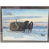 Image 2 : 2 Framed "Jerry Doell" prints - 12.5x10.5" ea