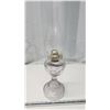 Image 5 : Tinted glass, peanut coal oil lamp - w/ chimney, #2
