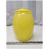 Image 3 : Vintage painted yellow, glass cookie jar
