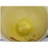 Image 5 : Vintage painted yellow, glass cookie jar