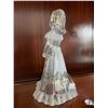 Image 3 : Beautiful, vintage, Fenton glass, iridescent carnival, hand-painted, Bridesmaid figurine