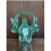 Image 1 : Vintage, Heritage Collection, Canadian handcrafted, art glass basket with iridescent finish