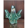 Image 2 : Vintage, Heritage Collection, Canadian handcrafted, art glass basket with iridescent finish