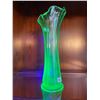 Image 3 : Large, vintage Vaseline/uranium glass, vase- glows under UV light