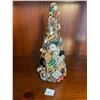 Image 1 : Hand crafted, Christmas tree decoration made of vintage jewelry pieces