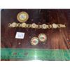 Image 3 : Beautiful, vintage, petite point bracelet, brooch and earring lot