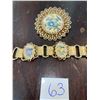 Image 4 : Beautiful, vintage, petite point bracelet, brooch and earring lot
