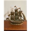 Image 1 : Vintage, tin, ship décor piece