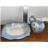 Image 2 : Miniature, ceramic wash basin and pitcher