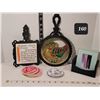 Image 1 : Cast iron trivets & photo coasters.