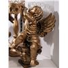 Image 3 : Golden angels, dish & candle holder.