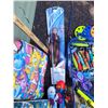 Image 7 : Summer activity lot. Fishing rods, diving toys, Pokémon kite & float board.