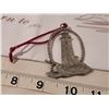Image 2 : New light house pillow case, pewter ornament, pin & 2 pr. Earrings.
