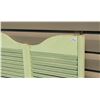 Image 3 : Wood saloon style louvered swinging doors. 42”H X 14”W