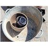 Image 2 : 3 galvanized garden plant tubs & assortment of pots.