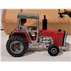 Image 5 : Metal Case International tractor, Ertl small tractor, Case whistle & keychain.