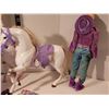 Image 3 : 1988 western Fun Ken. Barbie on horse wearing western clothes.