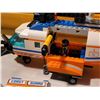 Image 2 : Lego Coast Guard Helicopter & Life raft, plus more Lego all in brick container.