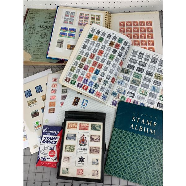 Stamp Book Pattern STAMP BOOKS AND STAMP LOT - Schmalz Auctions