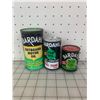 Image 1 : VINTAGE BARDAHL OIL CAN LOT 2 SMALLER ONES ARE FULL