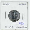 Image 1 : 1944 Canadian Steel 5 Cents. The first Steel 5 Cents. AU-50. Lustrous.