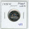 Image 1 : 1998W Nickel 5 Cents. Winnipeg Mint. Proof-Like-65.