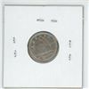 Image 2 : 1940 Silver 10 Cents with Obverse Die Crack. VF-30.