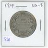 Image 1 : 1919 Canadian Silver 50 Cents. VG-8.