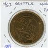 Image 1 : 1962 Seattle World’s Fair Trade Dollar. BU.
