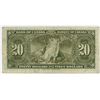 Image 2 : 1938 Bank of Montreal $20.00 twenty dollar bill