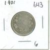 Image 1 : 1901 Canada 25¢ quarter