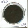 Image 1 : 1824 one penny