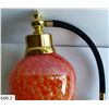 Image 2 : Art Glass perfume bottle w/Atomizer, no chips or cracks