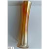 Image 2 : Original Imperial carnival glass vase, 9 1/2 inches tall, no chips or cracks