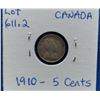 Image 2 : 1910 Canada 5-Cent Coin
