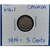 Image 1 : 1914 Canada 5-Cent Coin