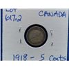 Image 2 : 1918 Canada 5-Cent Coin