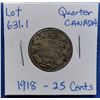 Image 1 : 1918 Canada Quarter, 25 Cents