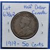 Image 2 : 1919 Canada Half Dollar 50-Cent Piece