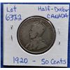 Image 2 : 1920 Canada Half Dollar 50-Cent Piece