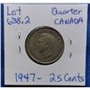 Image 2 : 1947 Canada Quarter, 25-Cents