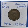 Image 2 : 1946 Canada Quarter, 25-Cents