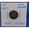 Image 1 : 1928 Canada Dime, 10 Cents